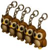 5-Pack Mini Baby Zou Owl Figurines – Cute Woodland Animal Collectibles & Desk Décor – 3D Printed in Canada — 3D Printed Collectible by 3DCentral