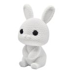 Knitted Easter Bunny Figurine – Cozy Textured Rabbit Sculpture with Faux-Stitched Look for Spring or Year-Round Decor – 3D Printed in Canada — 3D Printed Collectible by 3DCentral