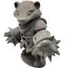 Honey Badger Fantasy Figurine – Fierce Warrior with Spiked Gauntlets – Owls & Dragons Collection – 3D Printed in Canada — 3D Printed Collectible by 3DCentral