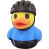 Cyclist Duck Figurine – Funny Bike-Themed Rubber Duck Sculpture for Desk, Shelf or Car Décor – Collectible Novelty Gift for Cyclists & Bikers – 3D Printed in Canada — 3D Printed Collectible by 3DCentral
