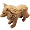 Mechanical Steampunk Wolf Figurine – Intricate Tribal Cyber Wolf Decor for Desk or Shelf – Articulated Display Sculpture – 3D Printed in Canada — 3D Printed Collectible by 3DCentral