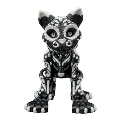 Articulated Alebrije Cat Figurine – Mythical Desk Fidget for Teens & Adults – Stress Relief & Collectible – 3D Printed in Canada — 3D Printed Collectible by 3DCentral