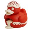 Red Velvet Cupcake Duck Figurine with Frosting Detail — 3D Printed Ducks by 3DCentral
