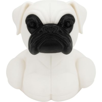 Boxer Dog Duck Figurine – Funny Off-Road Rubber Duck for Duck Duck 4x4, Dashboard Ducks, Vehicle Dashboard Ornament Gift, Cruise Duck Hider, Collectible Puppy Duck – 3D Printed in Canada (Standard) — 3D Printed Collectible by 3DCentral