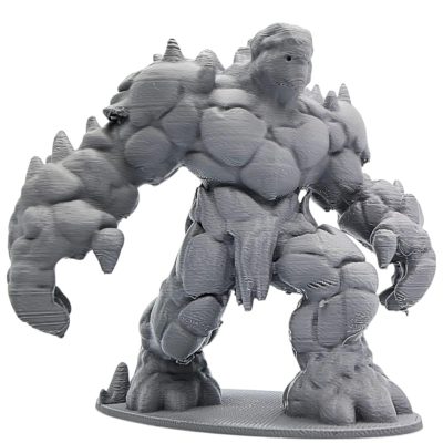 Moving Mountain Golem Miniature – Elemental Rock Creature for Fantasy RPG, Display, or Diorama Terrain – Earth Guardian Figurine – 3D Printed in Canada — 3D Printed Collectible by 3DCentral