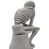 Contemplative Skeleton Figurine – Funny Gothic Skeleton Statue in Deep Thought, Halloween Decoration – 3D Printed in Canada — 3D Printed Collectible by 3DCentral