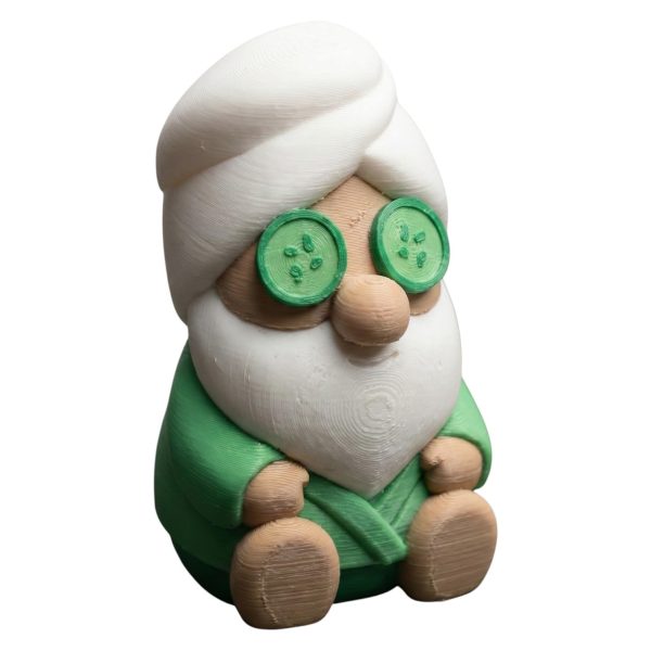 Spa Day Gnome Figurine – Relaxation Decor