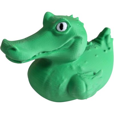 Alligator Duck Figurine – Funny Dashboard & Desk Décor – Quirky Collectible – 3D Printed in Canada — 3D Printed Collectible by 3DCentral