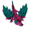 Articulated RoseWing Dragon Figurine – Poseable Dragon Figurine Fantasy Collectible, Collectible Decorative Display, Fantasy Collectible for Teens & Adults - Made in Canada — 3D Printed Collectible by 3DCentral