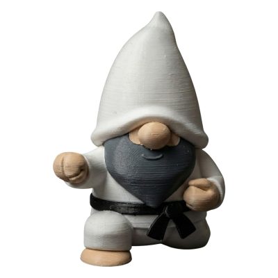Karate Gnome Figurine – Martial Arts Garden Collectible for Desk, Shelf or Patio Display – Funny Ninja Gnome Statue Gift for Men, Teens & Martial Artists – 3D Printed in Canada — 3D Printed Collectible by 3DCentral