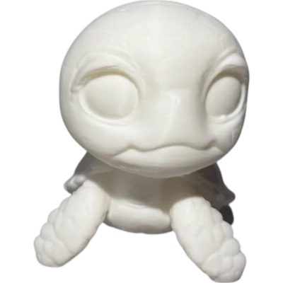 Cute Turtle Figurine – Adorably Stylized 3D Printed Desk Buddy or Shelf Décor Piece for Animal Lovers and Collectors – 3D Printed in Canada — 3D Printed Collectible by 3DCentral