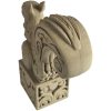 Wood Carved-Style Squirrel Figurine on Ornamental Base – Intricate 3D Printed Forest Animal Sculpture for Shelf Decor & Rustic Collectors – 3D Printed in Canada — 3D Printed Collectible by 3DCentral