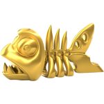 Articulated Fishbone Skeleton Collectible – Desk Toy