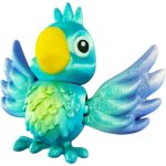 Articulated Parrot Figurine – Colorful Bird Desk Toy – 3D Printed in Canada