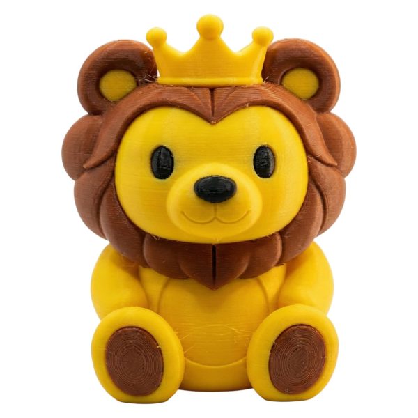 Figurine majestueuse de lionceau en ourson