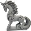 Carved Mythology Horse Statue with Flowing Mane & Celtic-Inspired Patterns – Decorative Fantasy Figurine – DIY Paintable Sculpture – 3D Printed in Canada — 3D Printed Collectible by 3DCentral