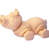Cute Baby Hippo Figurine for DIY Painting Crafts – 3D Printed in Canada — 3D Printed Collectible by 3DCentral