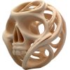 Skull in The Smoke Sculpture – Abstract Gothic Skull Wrapped in Flowing Vapor Form, Surreal Skeleton Decor for Shelf or Desk Display – 3D Printed in Canada — 3D Printed Collectible by 3DCentral