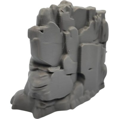 Rocky Outcropping Terrain Piece – 3D Printed Miniature Scenery for Tabletop RPGs, Dioramas & Wargaming Displays – 3D Printed in Canada — 3D Printed Collectible by 3DCentral