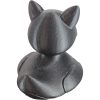 Black Cat Duck Figurine – Gothic Dashboard & Desk Décor – Quirky Collectible – 3D Printed in Canada — 3D Printed Collectible by 3DCentral
