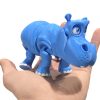 Articulated Hippo Figurine – Whimsical Desk Collectible for Teens & Adults – Decorative Display & Collectible – 3D Printed in Canada — 3D Printed Collectible by 3DCentral