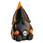 Hades Gnome Figurine – Halloween Gnome Shelf Decor for Goth, Spooky, or Witchy Aesthetic – Collectible Desktop Sculpture