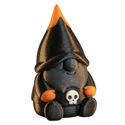 Hades Gnome Figurine – Halloween Gnome Shelf Decor for Goth, Spooky, or Witchy Aesthetic – Collectible Desktop Sculpture – 3D Printed in Canada — 3D Printed Collectible by 3DCentral