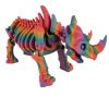 Skeleton Rhino Figurine – Articulated Desk Collectible for Teens & Adults – Paleo-Inspired Collectible & Decorative Display – 3D Printed in Canada — 3D Printed Collectible by 3DCentral