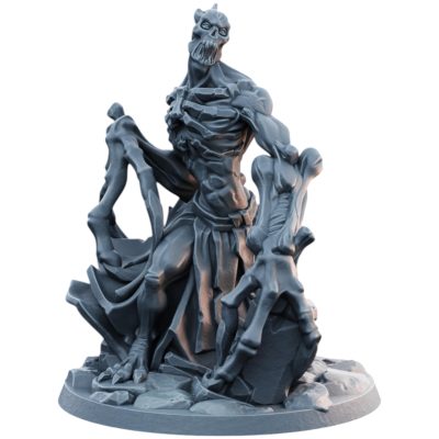 Bone Shredder Undead Monster Miniature for Tabletop RPG Battles, Fantasy Dioramas & Painting Projects – 3D Printed in Canada — 3D Printed Collectible by 3DCentral