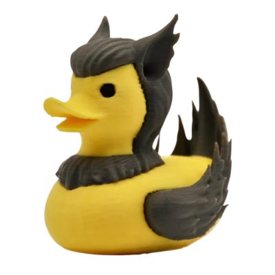Griffin Duck Figurine – Mythical Winged Beast Rubber Duck Hybrid with Fierce Crest & Tail – Fantasy Shelf Display or Geeky Gift – 3D Printed in Canada — 3D Printed Collectible by 3DCentral