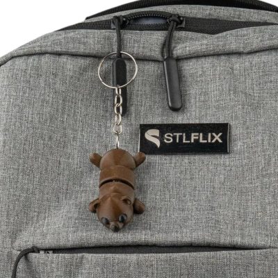 Bear Sprawl – Set of 3 Bear Keychains with Articulated Animal Fidget Toys – Collectible Desk Pets & Stress Relief Gifts – 3D Printed in Canada (Keychains Included) — 3D Printed Collectible by 3DCentral