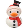 Snowman Christmas Duck Figurine – Quirky Christmas Decoration, Cute Holiday Collectible for Desk, Shelf, or Gifting – 3D Printed in Canada — 3D Printed Collectible by 3DCentral