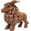 Decorated Himalayan Oxen (Yak) Statue – Intricate Animal Figurine for Gothic, Cultural, or DIY Paintable Décor – 3D Printed in Canada — 3D Printed Collectible by 3DCentral