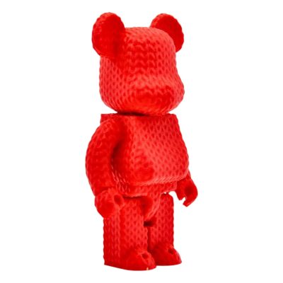 Knitted Block Bear Figurine – Chunky Knit-Look Collectible Bear with Art Toy Aesthetic – 3D Printed in Canada — 3D Printed Collectible by 3DCentral