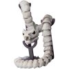 Sidewinder Articulated Rattle Snake – Poseable White Serpent Figurine with Realistic Scales & Fangs for Teens & Adults – 3D Printed in Canada — 3D Printed Collectible by 3DCentral