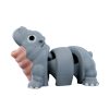 Merry Baby Hippo Figurine – Cute Desk Buddy, Animal Collectible, and Collectible Display Toy – 3D Printed in Canada — 3D Printed Collectible by 3DCentral