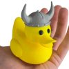 Nordic Viking Duck Figurine – Funny Rubber Duck in Horned Helmet for Shelf Décor, Office Display or Norse Mythology Gifts – 3D Printed in Canada — 3D Printed Collectible by 3DCentral