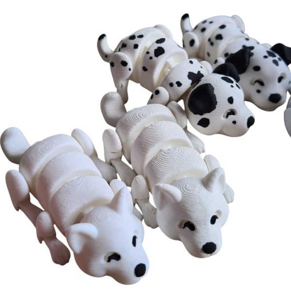 Lazy Dog Flexible Figurine 2-Pack