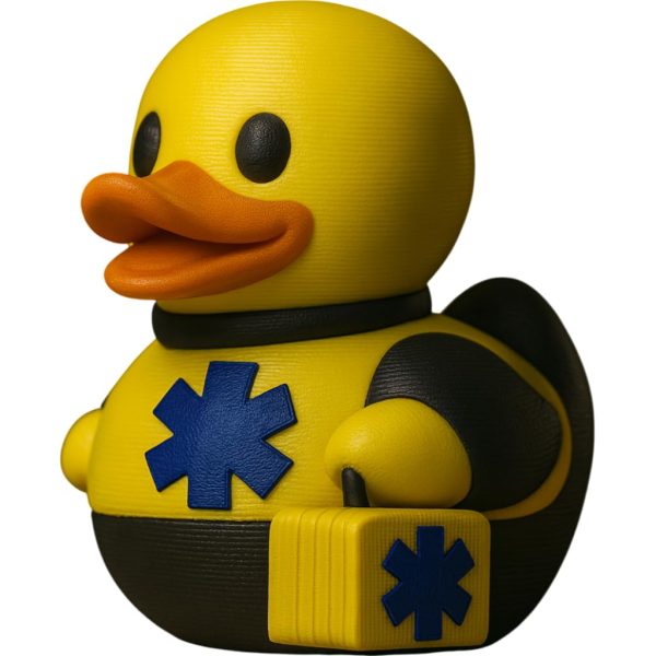 Gifts under $25 — EMT Paramedic Duck Figurine — 3D Printed Ducks by 3DCentral