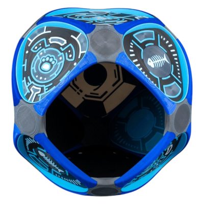 Cyber Pattern Pet House – Futuristic Indoor Cat & Small Dog Cave – Tech-Inspired Cozy Lair – 3D Printed in Canada — 3D Printed Collectible by 3DCentral