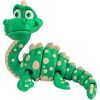 Articulated Loch Ness Monster Collectible Figure – Flexible Desk Toy, Collectible Dino-Inspired Creature, Bold Multicolor Design for Display or Play – 3D Printed in Canada — 3D Printed Collectible by 3DCentral
