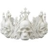 Crown of the Damned – Gothic Skull Crown for Dark Fantasy & Halloween Cosplay – Macabre Regal Headpiece – Unpainted DIY Prop – 3D Printed in Canada — 3D Printed Collectible by 3DCentral