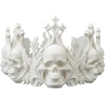 Crown of the Damned – Gothic Skull Crown for Dark Fantasy Cosplay