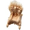 Throne of Bone Miniature – Gothic Skull Throne for Fantasy Dioramas, RPG Displays, or Collectible Shelves – 3D Printed in Canada — 3D Printed Collectible by 3DCentral