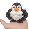 Muscular Penguin Figurine with Bodybuilder Physique – Funny Gym Penguin Sculpture for Powerlifting Desk, Fitness Shelf or Gag Gift – 3D Printed in Canada — 3D Printed Collectible by 3DCentral