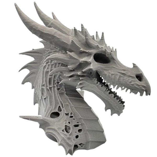 Buste de dragon mort-vivant – Crâne gothique fantasy — Bustes, impression 3D par 3DCentral