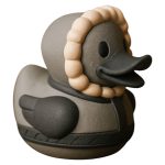Parka Duck Figurine – Arctic-Themed Collectible Rubber Duck Sculpture for Desk, Shelf or Gift – Unique Decorative Display for Teens & Adults