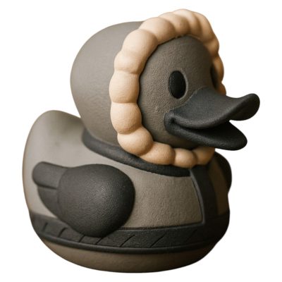 Parka Duck Figurine – Arctic-Themed Collectible Rubber Duck Sculpture for Desk, Shelf or Gift – Unique Fidget Display for Teens & Adults – 3D Printed in Canada — 3D Printed Collectible by 3DCentral