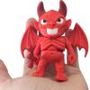 Poseable Devil Figurine – Red Demon Character with Wings and Trident for Shelf Display, Desk Toy, or Halloween Collectible – Spooky Hell-Themed Decor – 3D Printed in Canada — 3D Printed Collectible by 3DCentral
