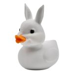 Bunny Duck Hybrid Figurine – Quirky Easter Animal Sculpture, Collectible Novelty Decor Gift for Adults & Teens